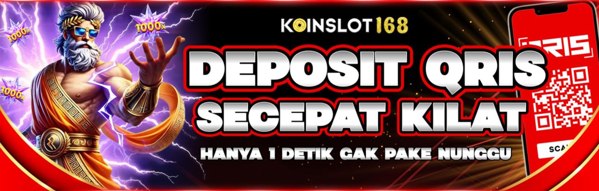 DEPOSIT QRIS 1 DETIK