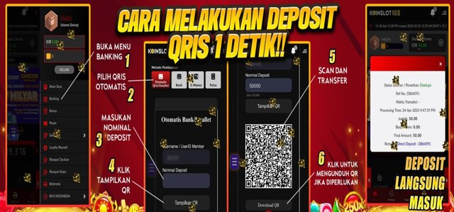 CARA DEPOSIT QRIS 1 DETIK