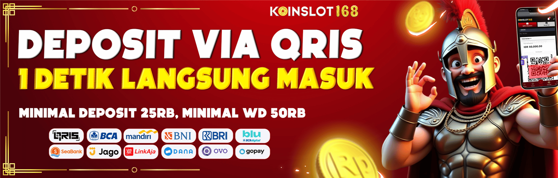 DEPOSIT QRIS KOINSLOT168