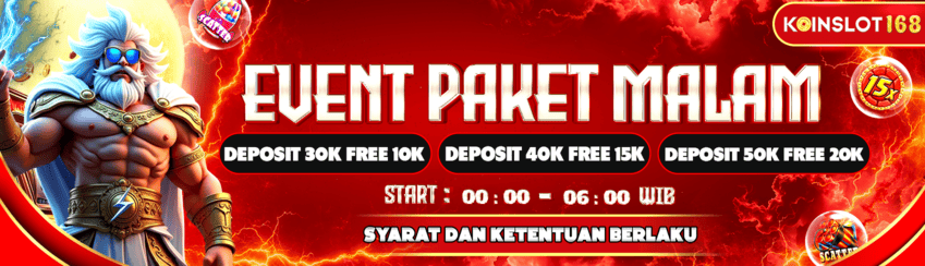 EVENT PAKET MALAM KOINSLOT168